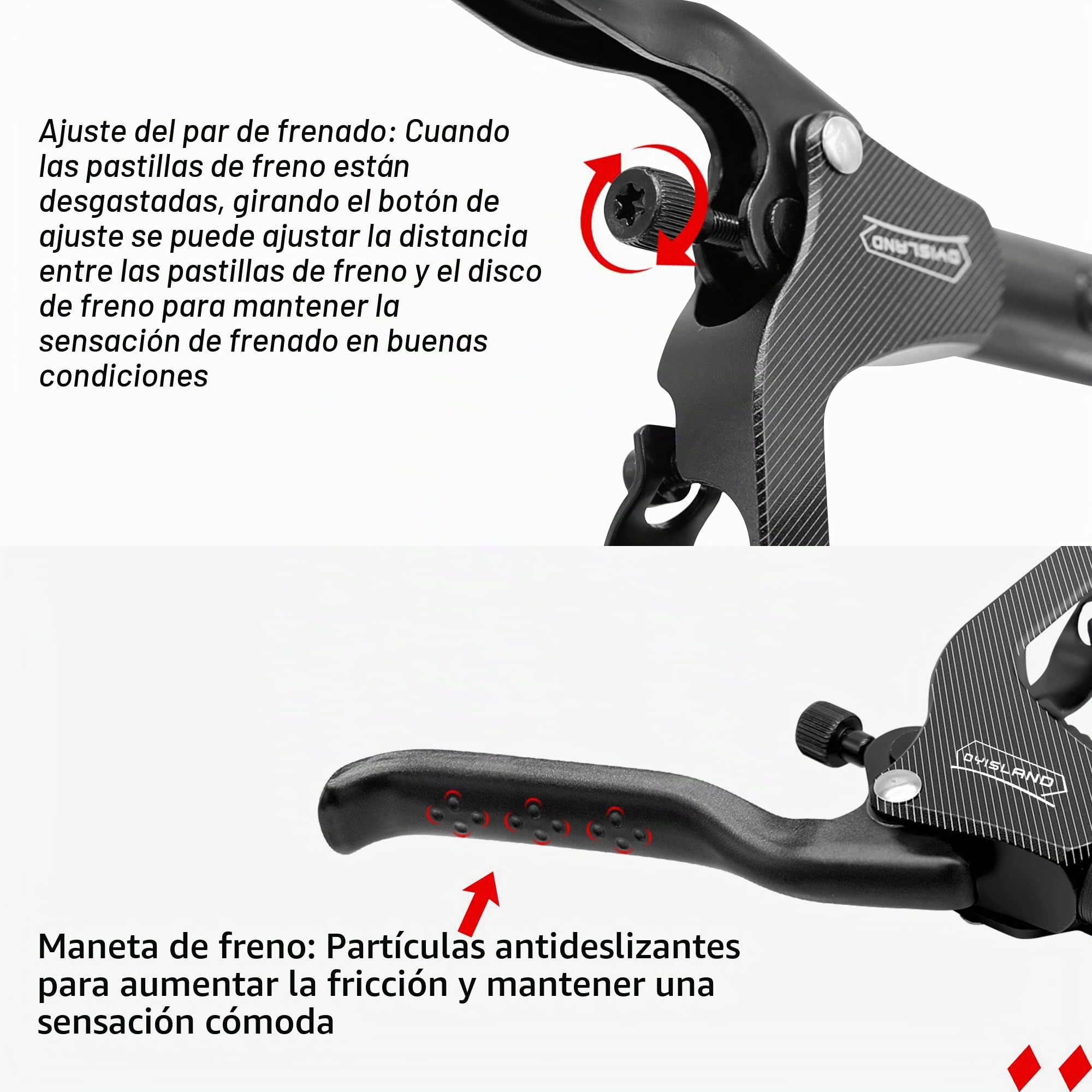 LD-210S Kit de Frenos de Disco hidráulicos,2-Pin/Kit de Frenos hidráulicos para Scooter eléctrico/E-Scooter