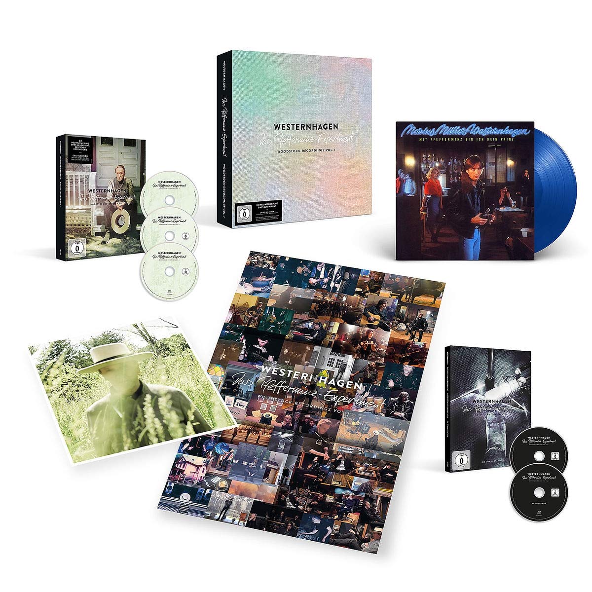 Das Pfefferminz-Experiment (Woodstock-Recordings) (Ltd. Fanbox: Deluxe Edt. mit DVD/BluRay Woodstock-Videos + 90 min. Doku, Vinyl Remastered Original-Album, signierter Fotoprint, Poster)