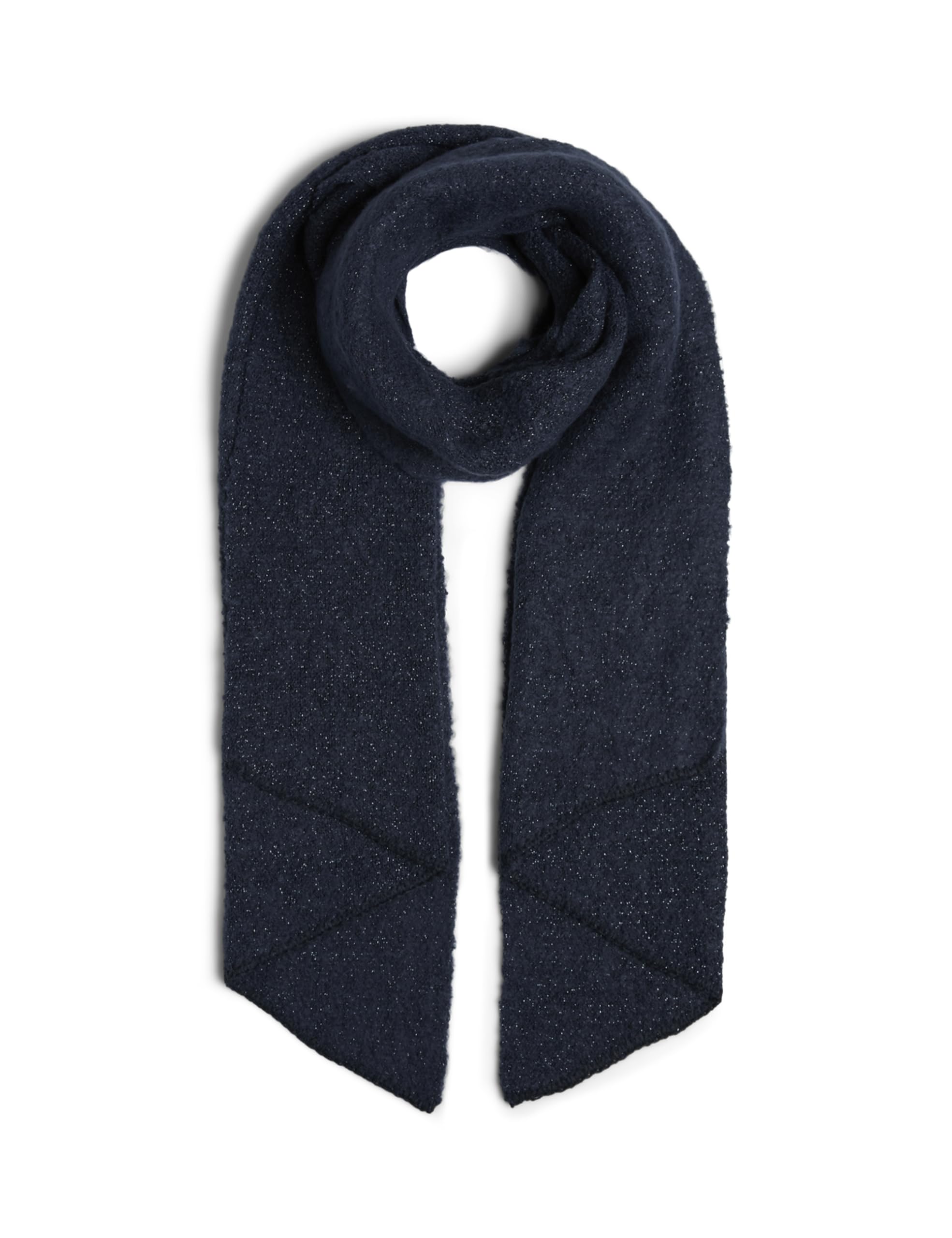 PIECES Women's PCPYRON Long Scarf NOOS BC Scarf, Sky Captain/AOP: Tone-in-Tone Lurex, One Size
