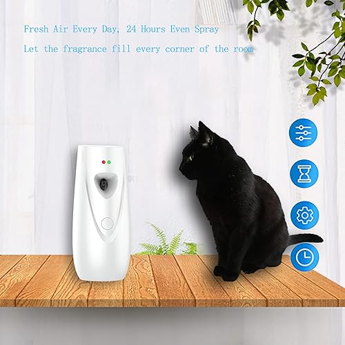 Miniatura 2 de Dispensador automático de fragancia de aire para el hogar, ambientador en aerosol montado en la pared para el hogar, oficinas, escuelas,