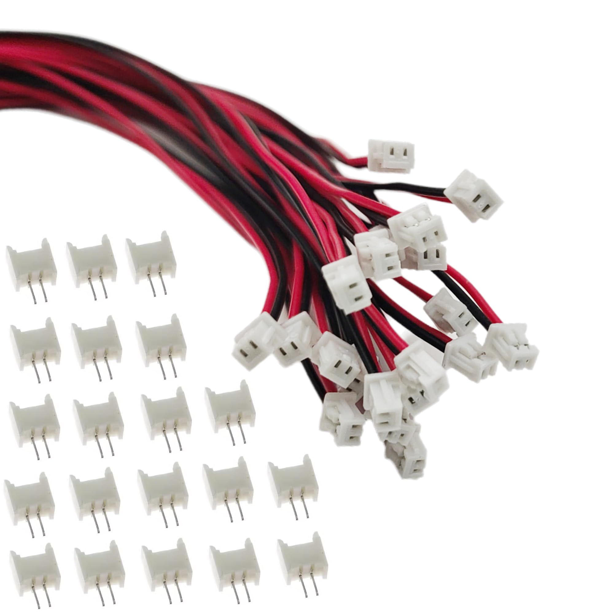 10Set 4Pin JST XH Anschlüsse Stecker 2,54mm 100 7-... – Vicedeal