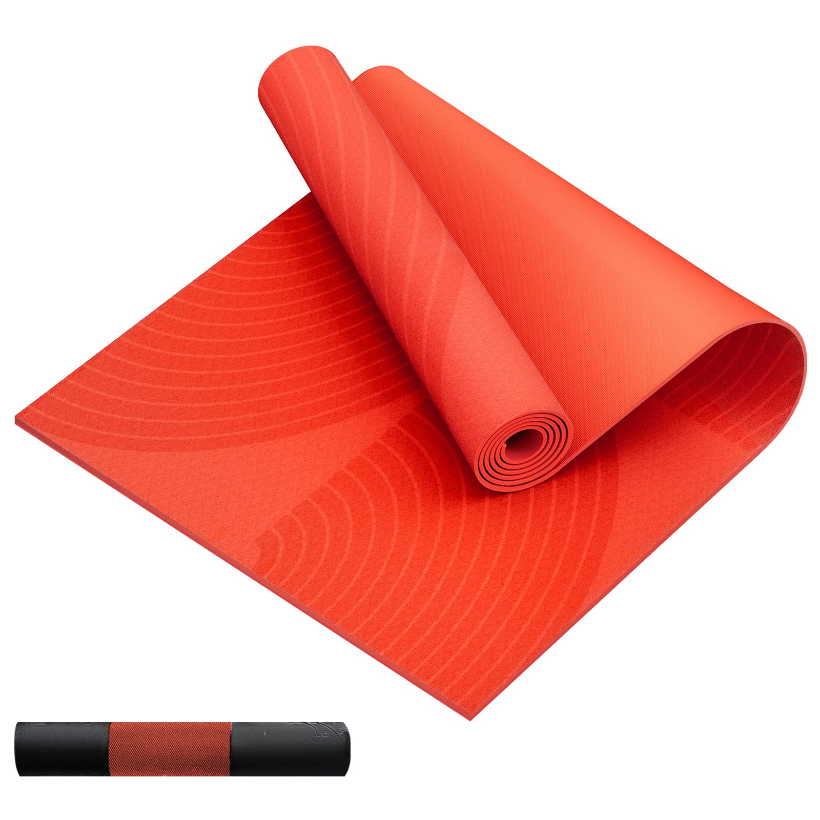 HAPBEAR Yogamatte XXL 183×91 cm / 213×76 cm – Rutschfeste Fitness- & Sportmatte für Yoga, Pilates, Meditation und Home Workout – Extra Groß, Hochdämpfend, Doppelseitig Verwendbar