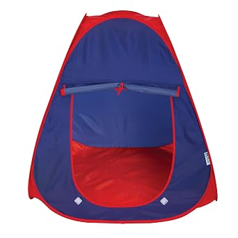 Pacific Play Tents Primary Pop-up Tent (60610) - Indoor/Outdoor Pop-up Playhouse for Toddler & Kids Easy Setup