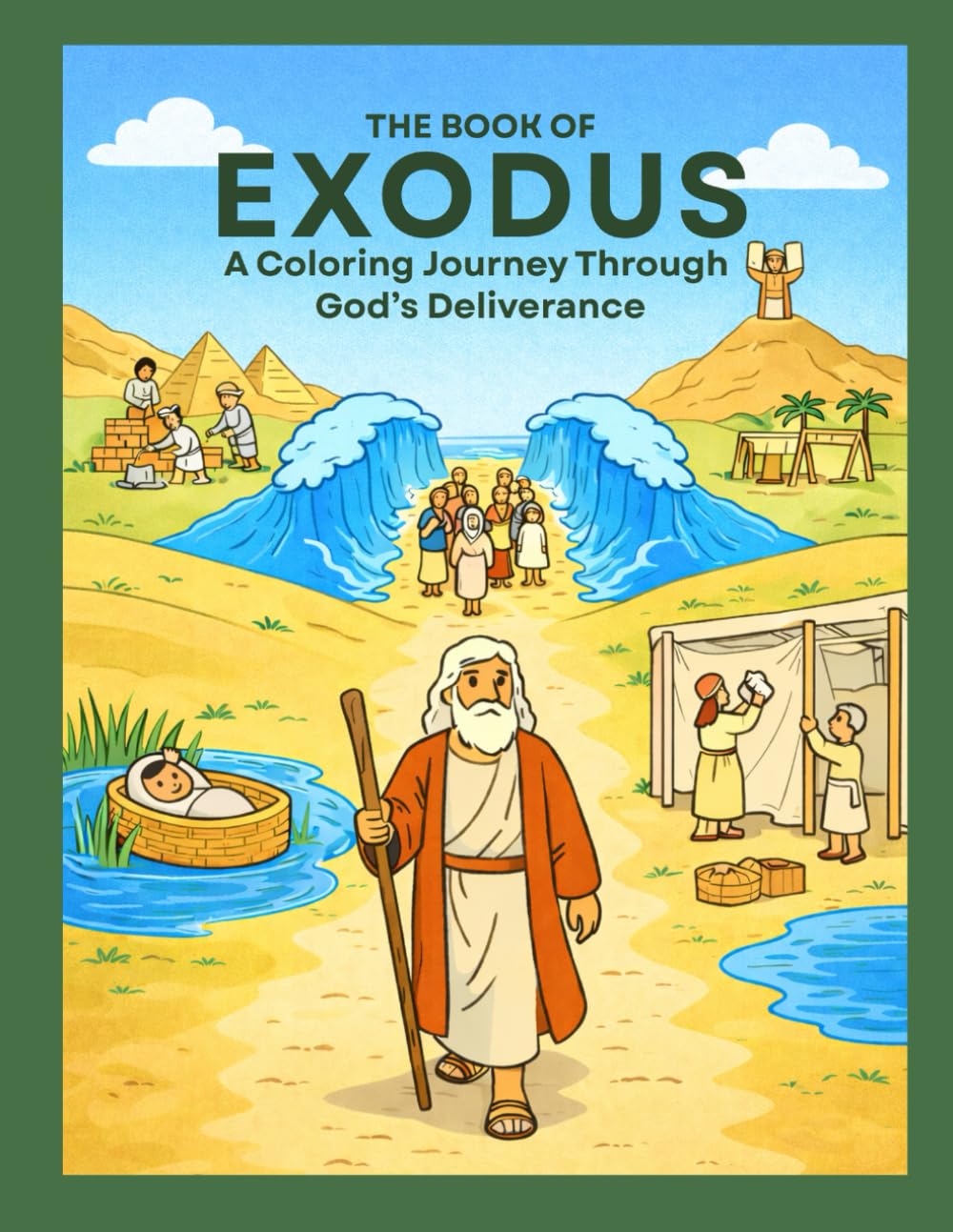 The Book of Exodus: A Coloring Journey Through God's Deliverance (The Coloring Journey Series)