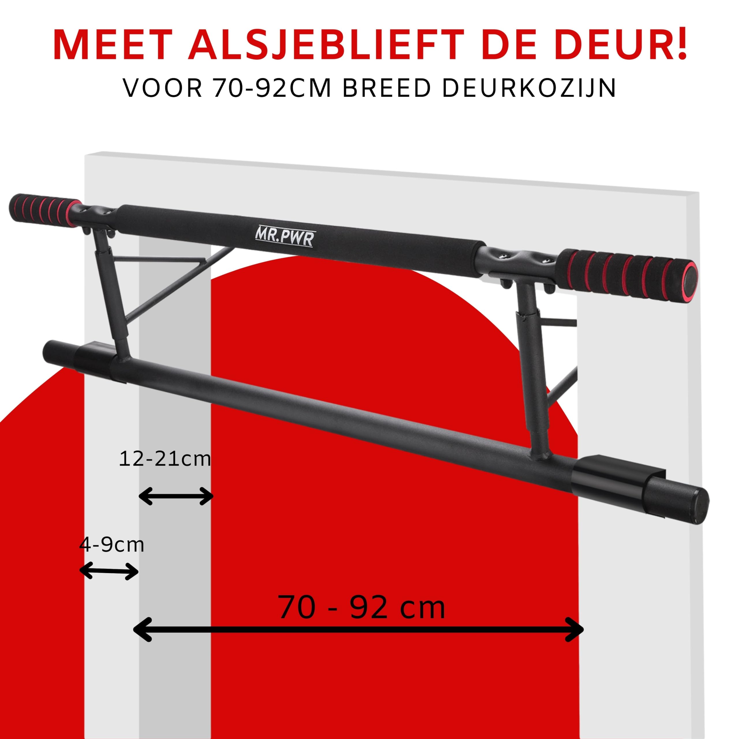 riijk 3-in-1 premium deurpost optrekstang , ook ondersteuning voor dips