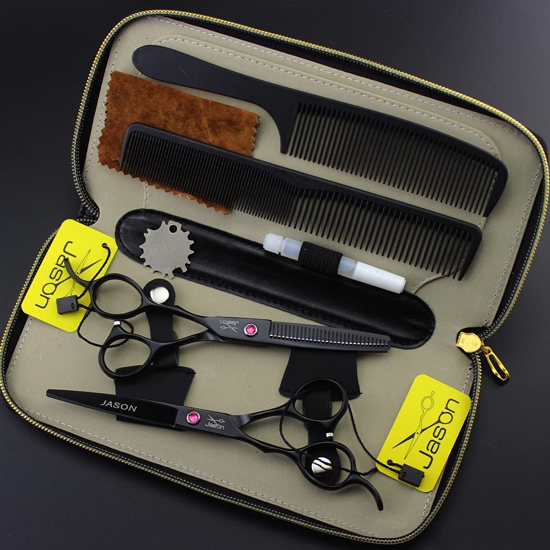 Kit De Ciseaux De Coupe De Cheveux De Gauche À Gauche, Coupe-Cheveux Ciseaux De Toilettage À La Barbe, pour Coiffure, Coiffeur, Salon De Coiffure, Légère Et Nette