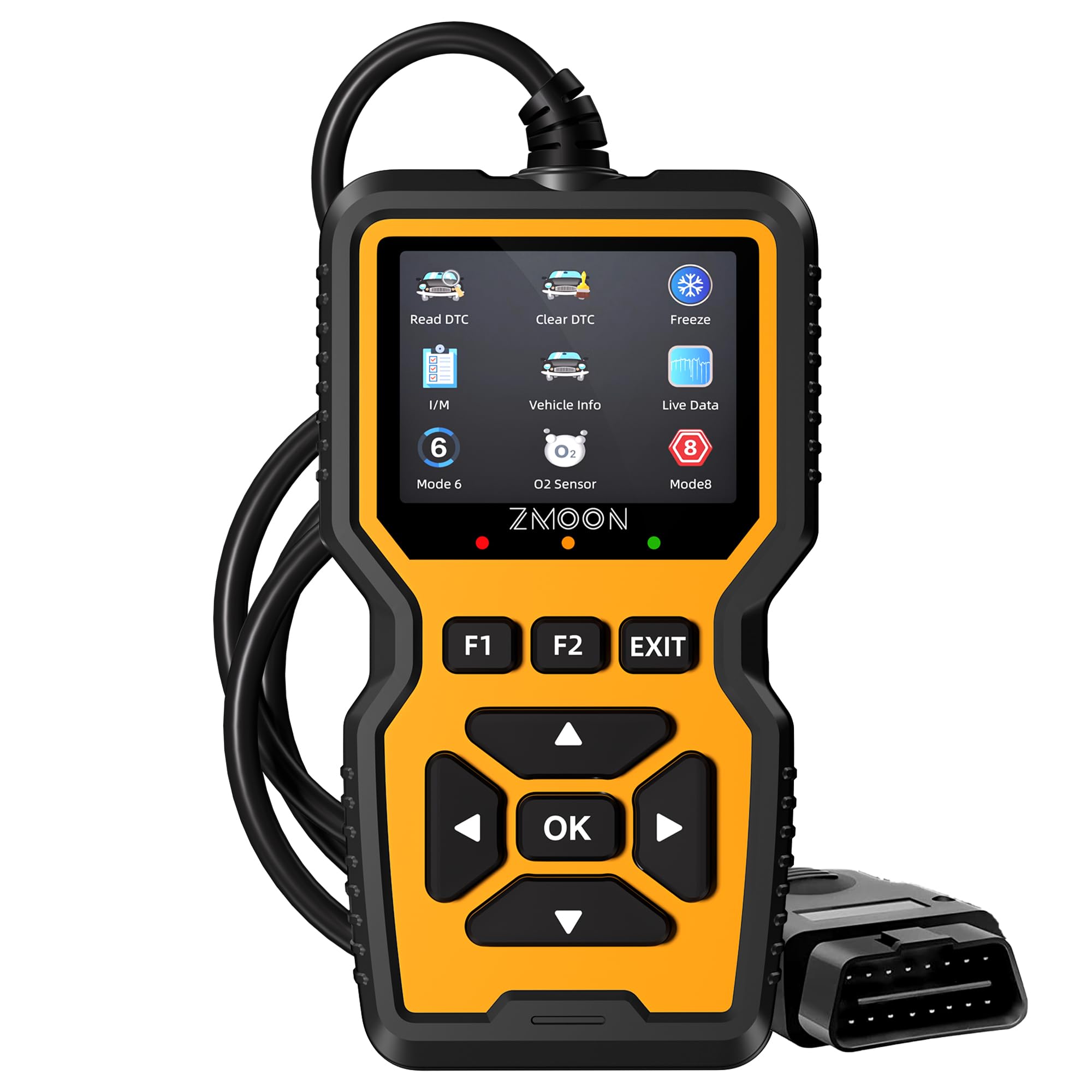 ZMOON ZM201 Professional OBD2 Scanner Diagnostic Tool, Enhanced