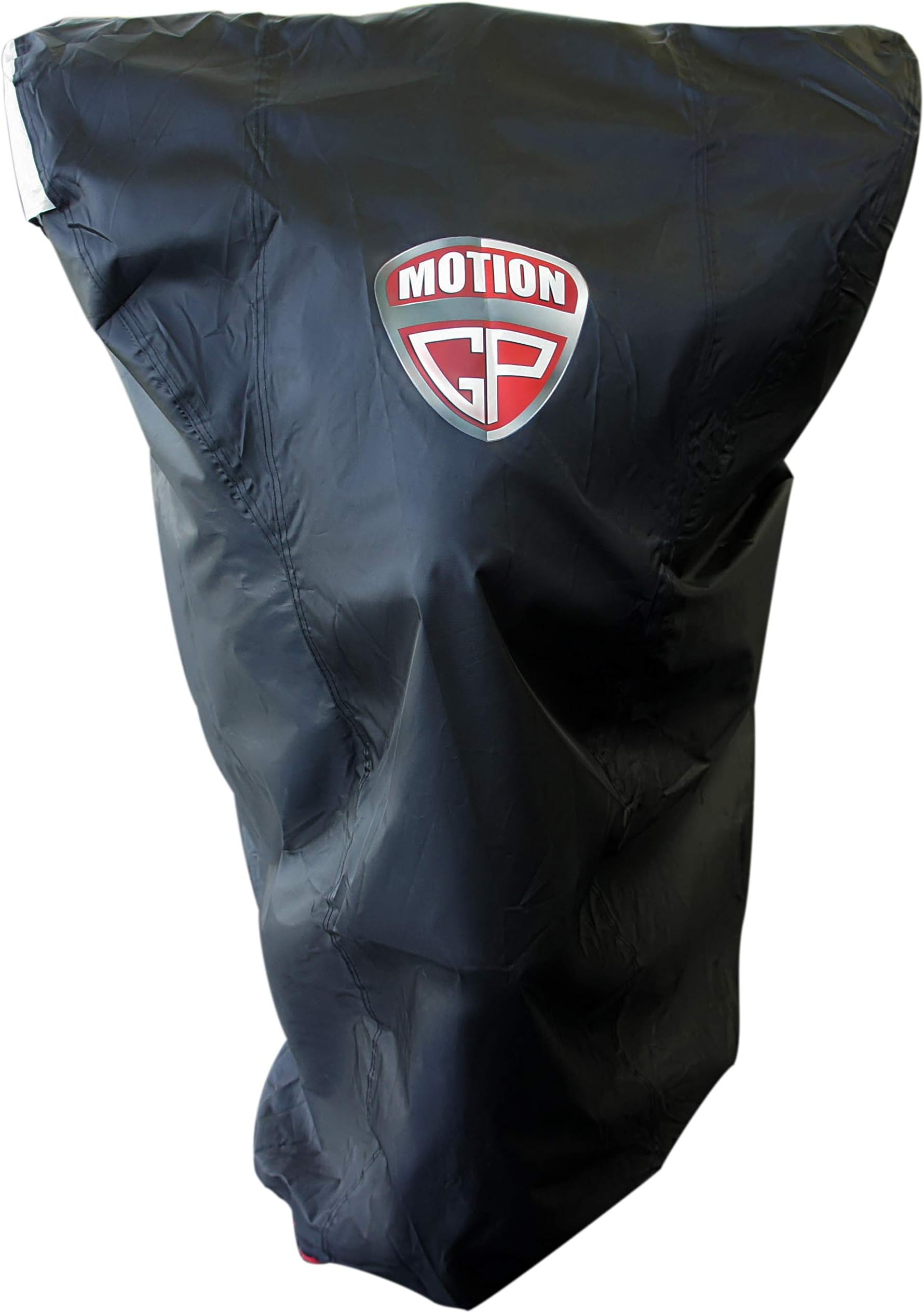 XXL Outdoor Waterproof Motorcycle Cover - Black Lightweight Portable Cover Made of Heavy-Duty Material to Protect Your Touring, Cruiser, and Sport Bikes from Dust, Rain, and UV rays by MotionGP