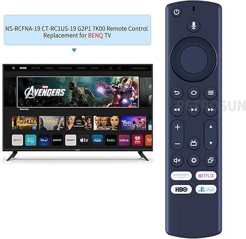 Miniatura 2 de Nuevo NS-RCFNA-19 CT-RC1US-19 Control remoto de repuesto de voz para Insignia Sub Toshiba TV Edition Televisiones 32LF221U19 43LF421U19 50LF621U19