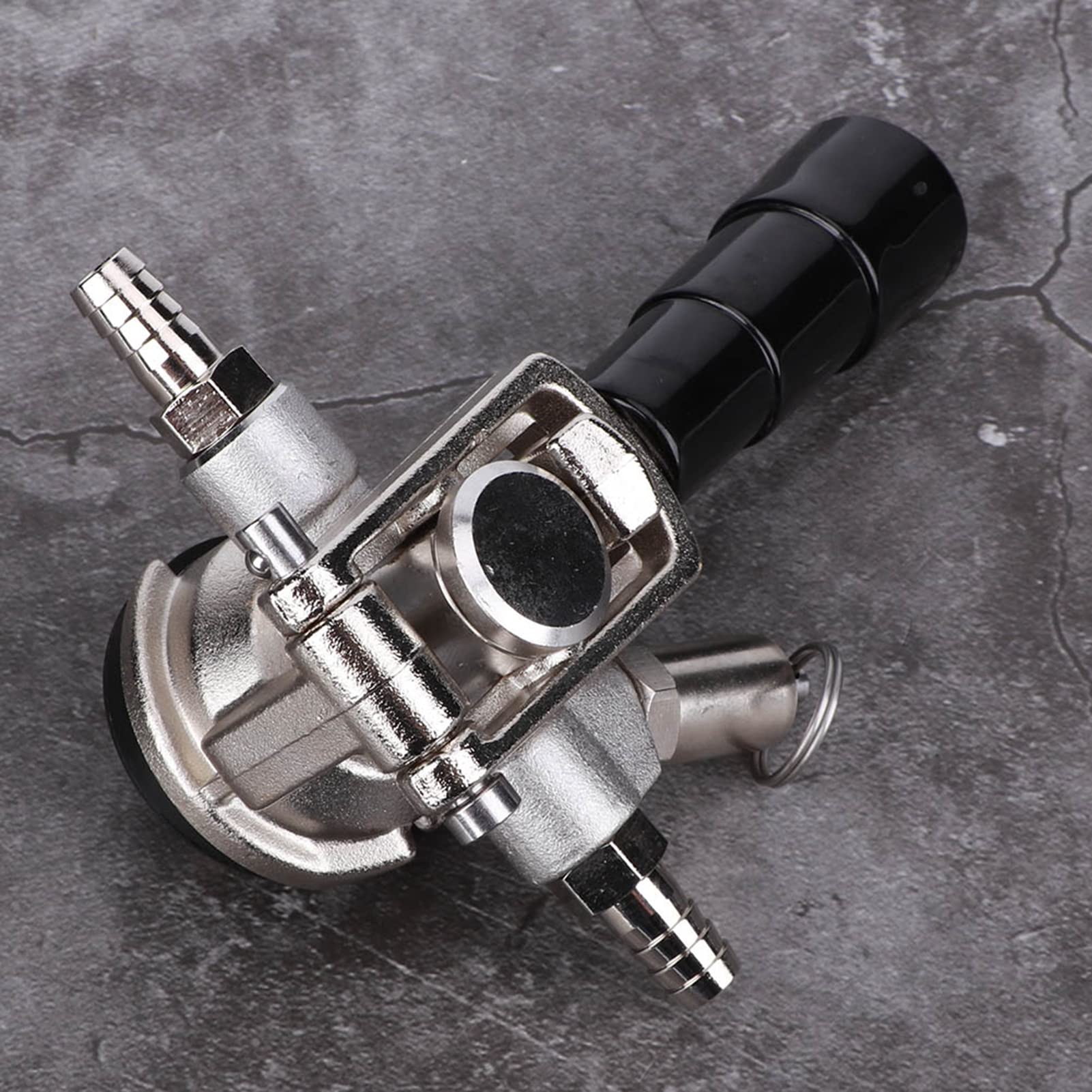 D Type Stainless Steel Beer Keg Coupler Stainless Steel Beer Keg Dispenser Connector Dispensing Equipment Accessory Stainless Steel Beer Keg Tap Distributor Coupler Keg Coupler Beer Barrel Coupler