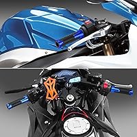 Vista 6 de Mocar - Agarraderas de manillar de motocicleta de 7/8 pulgadas con extremos de agarre para Yamaha YZF R1 R3 R6 R15 R25 R125 600R