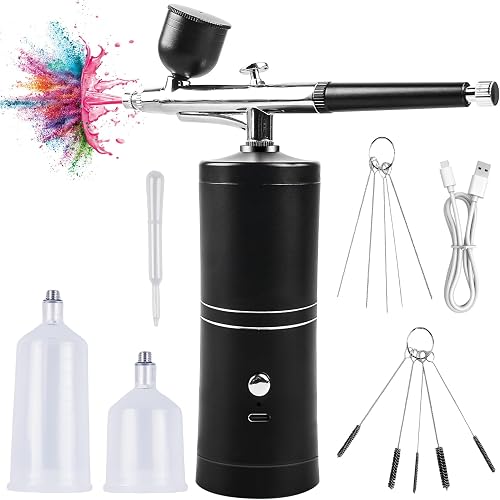 Airbrush Ongle, Sans Fil avec Compresseur Portable Mini A…