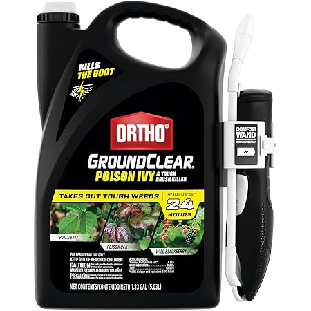 Amazon.com: Ortho 475705 Groundclear Ivy & Tough Brush Killer With Ready-To-Use Comfort Wand-See Results In 24 Hours Kills Ivy, Poison Oak, Kudzu & Wild Blackberry, 1.33-Gal : Everything Else