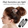 30 Pieces 3.1 Inch Large Metal Snap Hair Clips No Slip Hair Barrettes Girls Women Hair Accessories (Black)