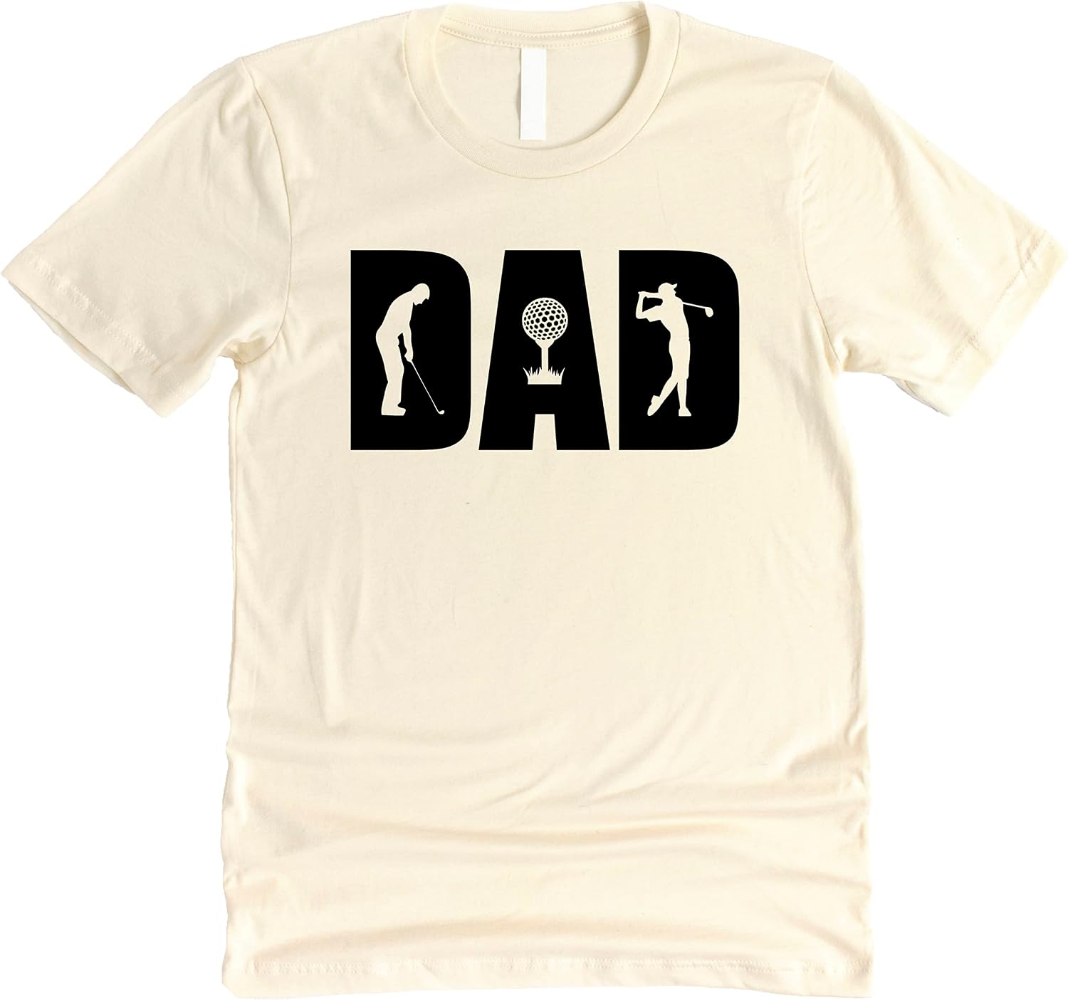 Olive Loves Apple Dad Golfer Shirts for Men for Dad Gift and Father's Day T-Shirt