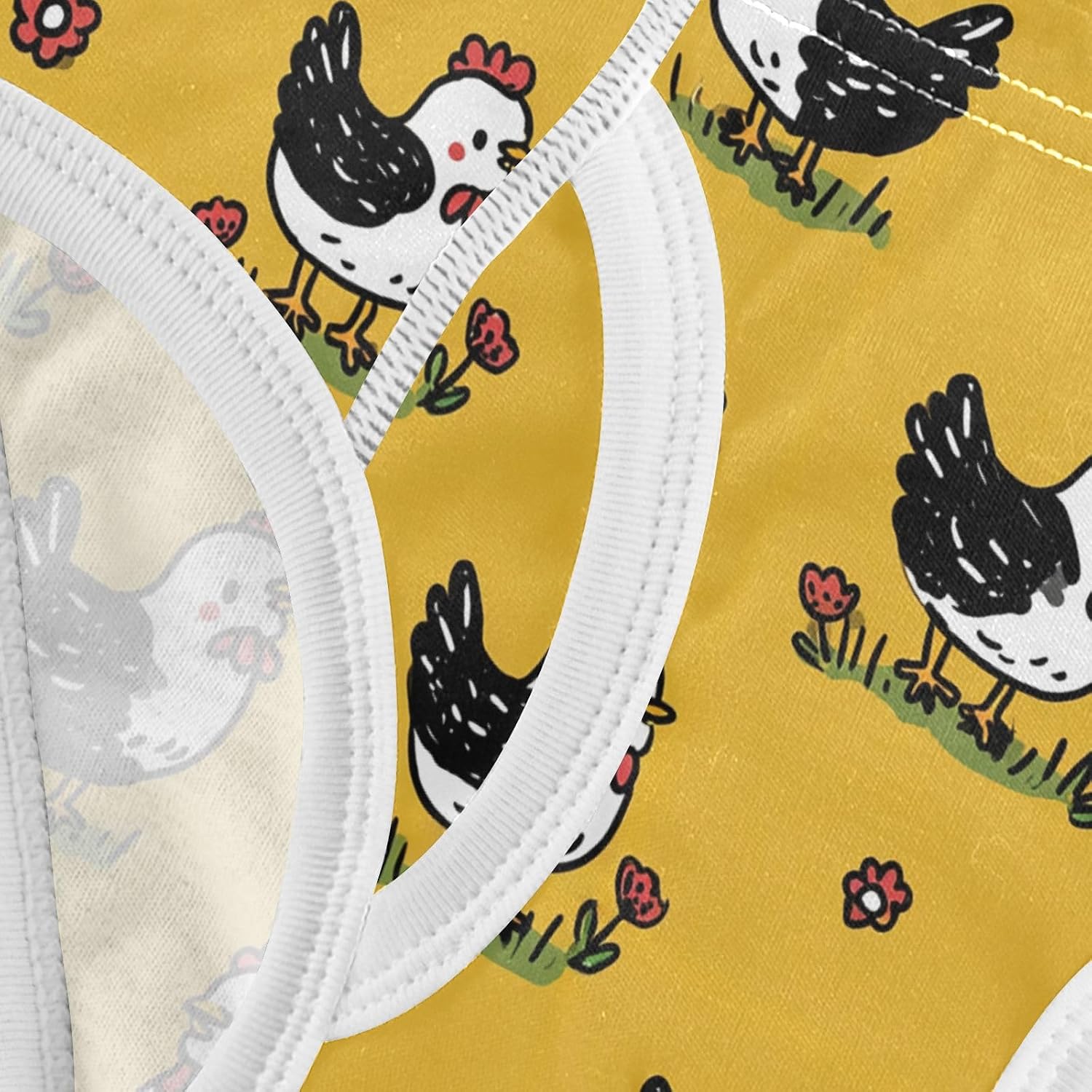visesunny Boys Training Underwear Cute Cartoon Chick Breathe Cotton Potty Briefs Size-8Y for Toddler