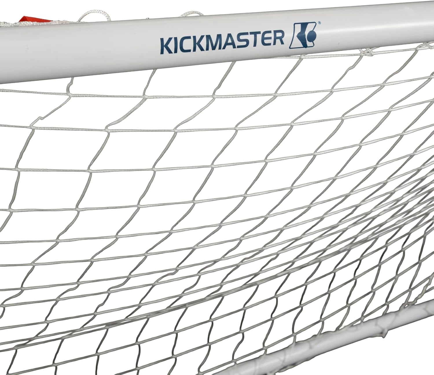 Kickmaster Garden Football Goal 67mm Premium PVC Goal - White - 6ft