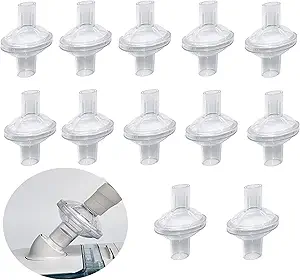 Filters for Cpap Machine - 12 pcs Universal Cpap Filters fit Inline Compatible with Resmed and Any Machine Size 22mm and 25mm Tube