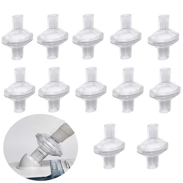 Filters for Cpap Machine - 12 pcs Universal Cpap Filters fit Inline Compatible with Resmed and Any Machine