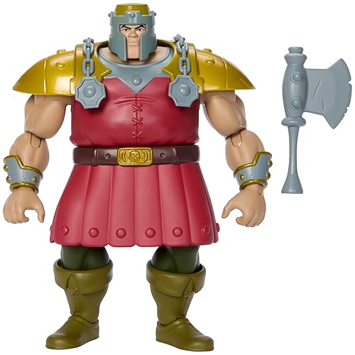 Masters of The Universe Origins Action Figure Deluxe Ram Man 200X Cartoon Collection, 5.5-inch 1980s TV Human Battering Hero, Detailed Design