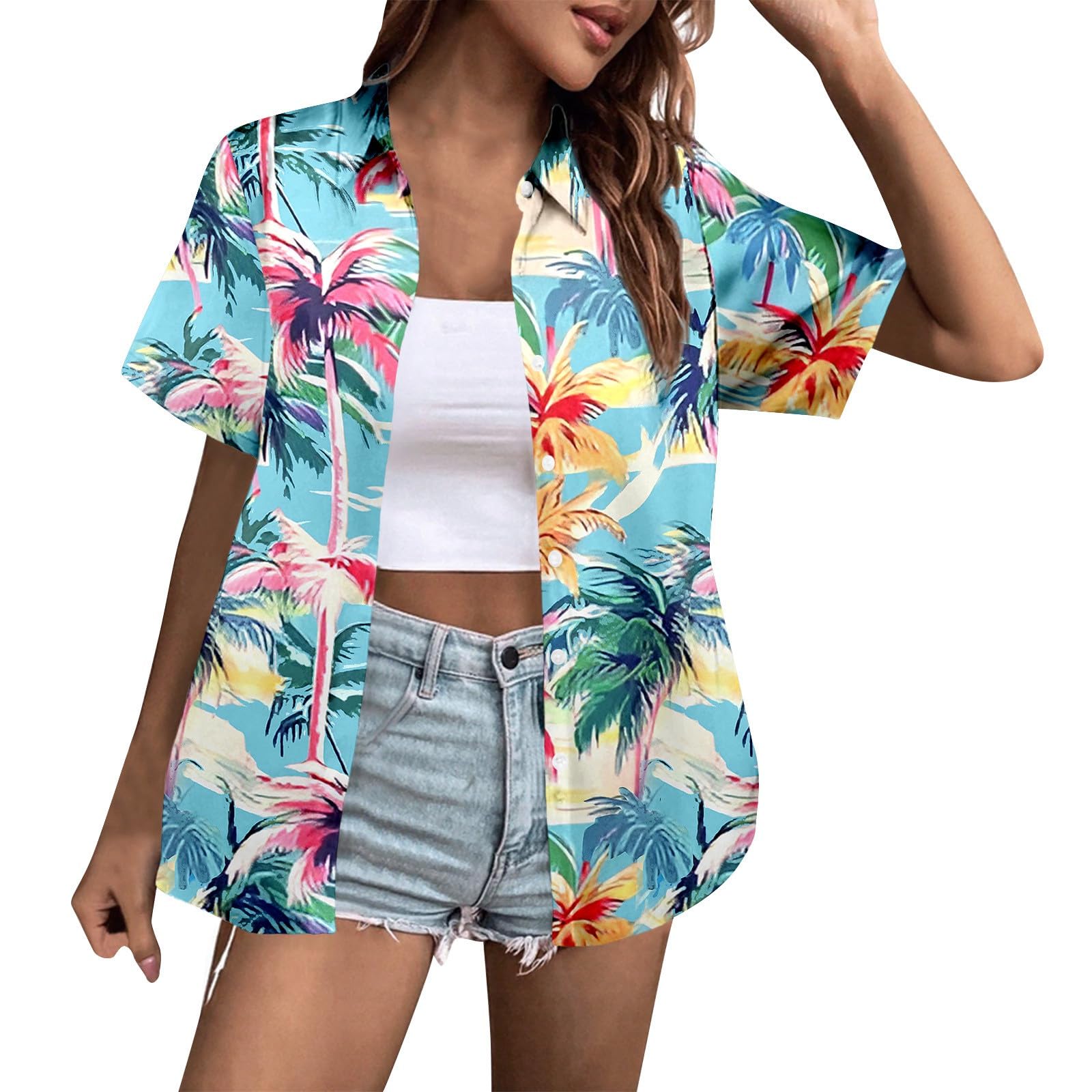 Chemisier femme coton lin léger et élégant pour le bureau