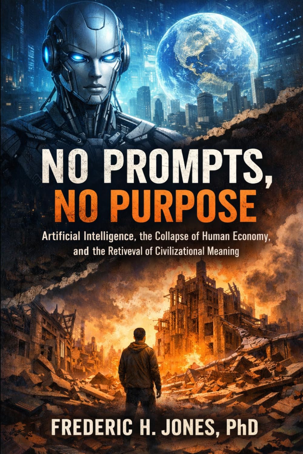 No Prompts, No Purpose:: Artificial Intelligence, the Collapse of Human Economy, and the Retrieval of Civilizational Meaning