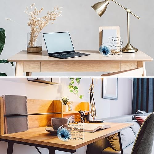 Miniatura 6 de Bucherry 6 carteles de agradecimiento con texto en inglés «May You Be Proud of The Work You Do», regalos de agradecimiento acrílico, regalos