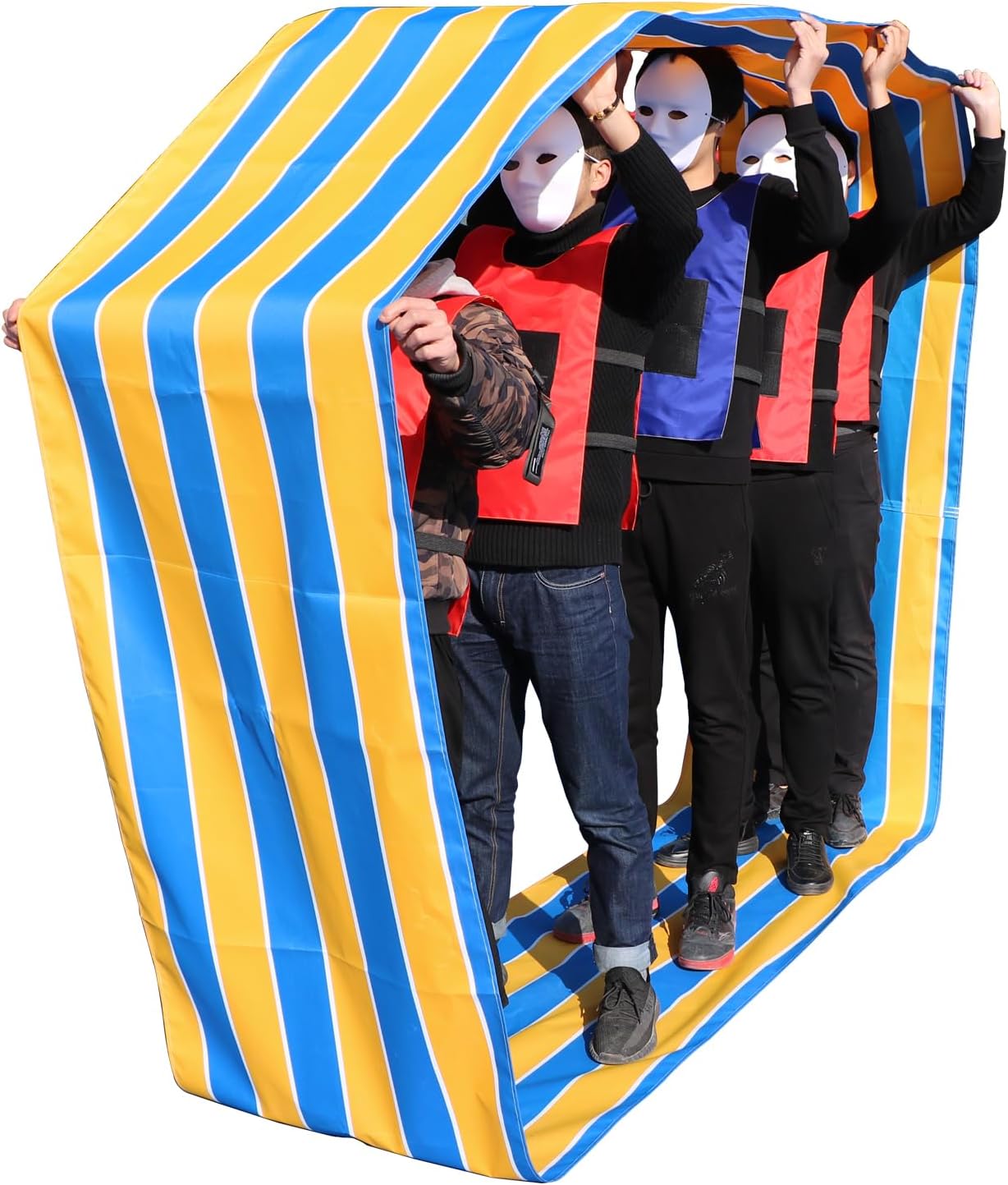 Teamwork Games Group Learning Activity Fun Playing Run Mat for Teenagers and Adults Field Day Game，Elementary School Field Day Team Building Game, Church Rally, Gym Class Exercise.perimeter 19.68ft/6M