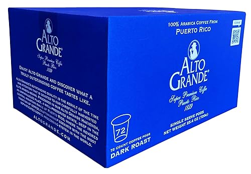 Miniatura 5 de Alto Grande Cápsulas de café arábica molido de tostado oscuro 72 unidades compatible con cafeteras Keurig K Cup