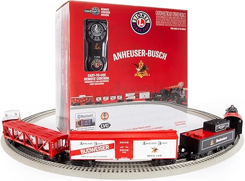 Miniatura 5 de Lionel Anheuser Busch Budweiser - Juego de tren eléctrico con control remoto Bluetooth 5.0