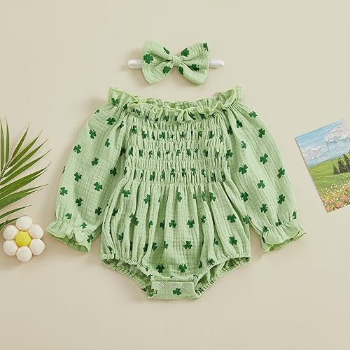 Miniatura 48 de Traje de bebé recién nacido, lindo mameluco de manga larga fruncido, cómodo traje de bebé niña Naranja