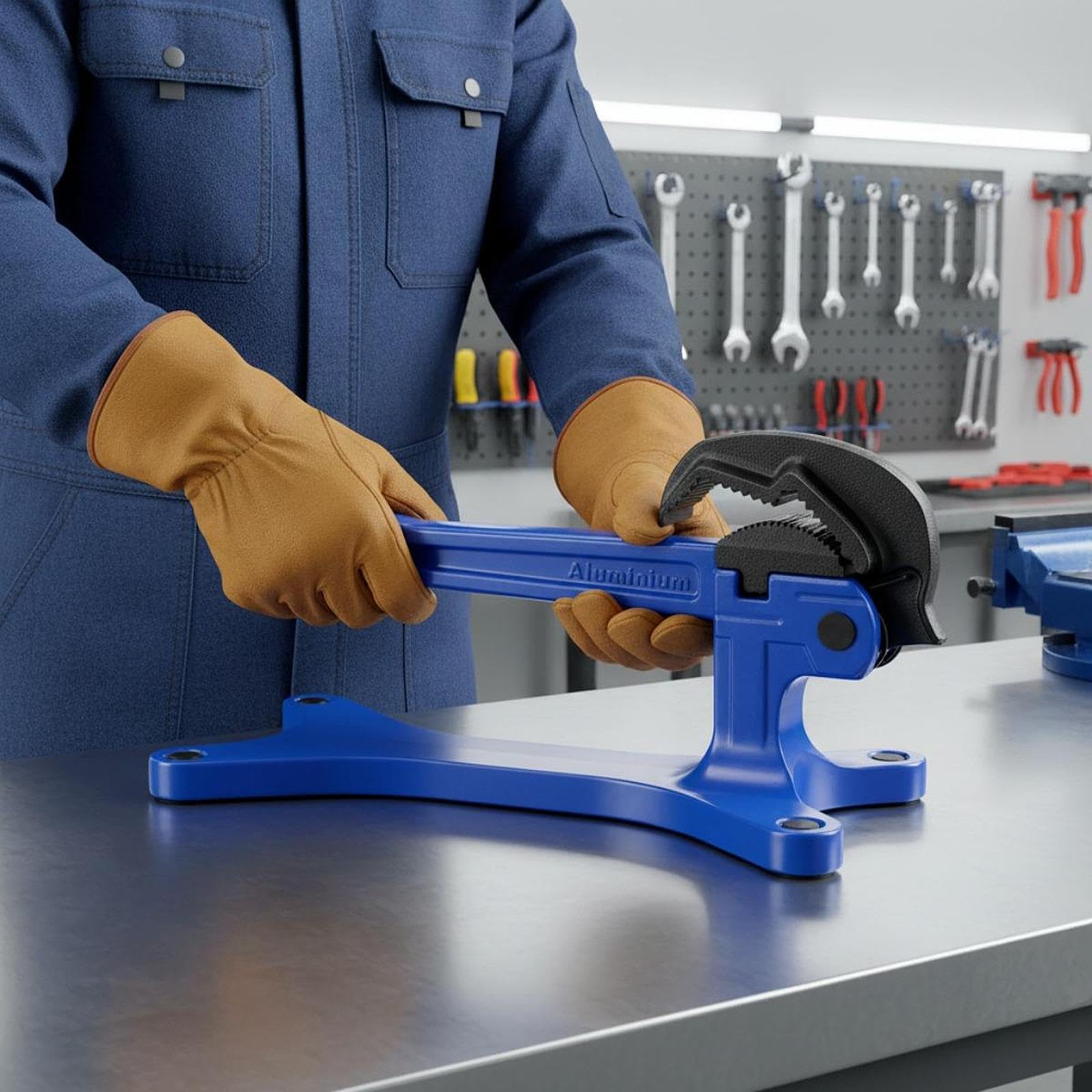 Abrazadera para Tuberías de Aluminio Multifuncional, Eficiente, Práctica, Portátil Y Autoblocante.