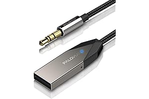 palovue aptX Bluetooth 5.0 Receiver with CSR Chipset Car Kit for Hands-free...