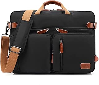 CoolBELL Convertible Backpack Messenger Bag Shoulder Bag Laptop Case Handbag Business Briefcase Multi-Functional Travel Rucksack Fits 15.6 Inch Laptop for Men/Women