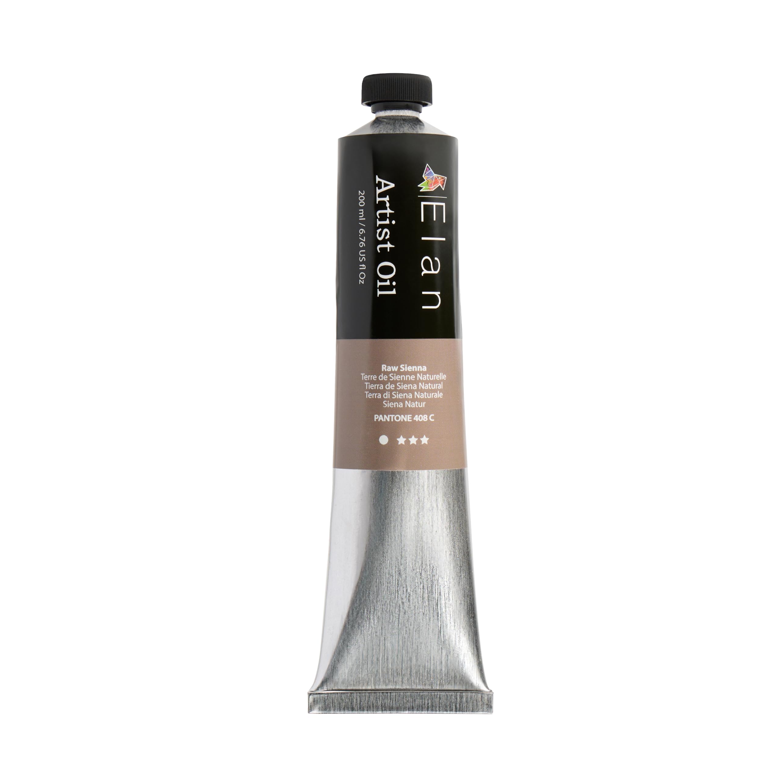 Elan Raw Sienna Oil Paint 200ml Tube