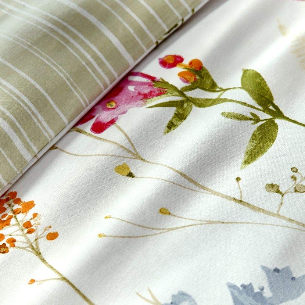 Aden Dreams & Drapes Set Copripiumino Matrimoniale In Policotone – Colore Prugna Con Motivo Geometrico, 200x200 Cm + 2 Federe 76x48 Cm - 3