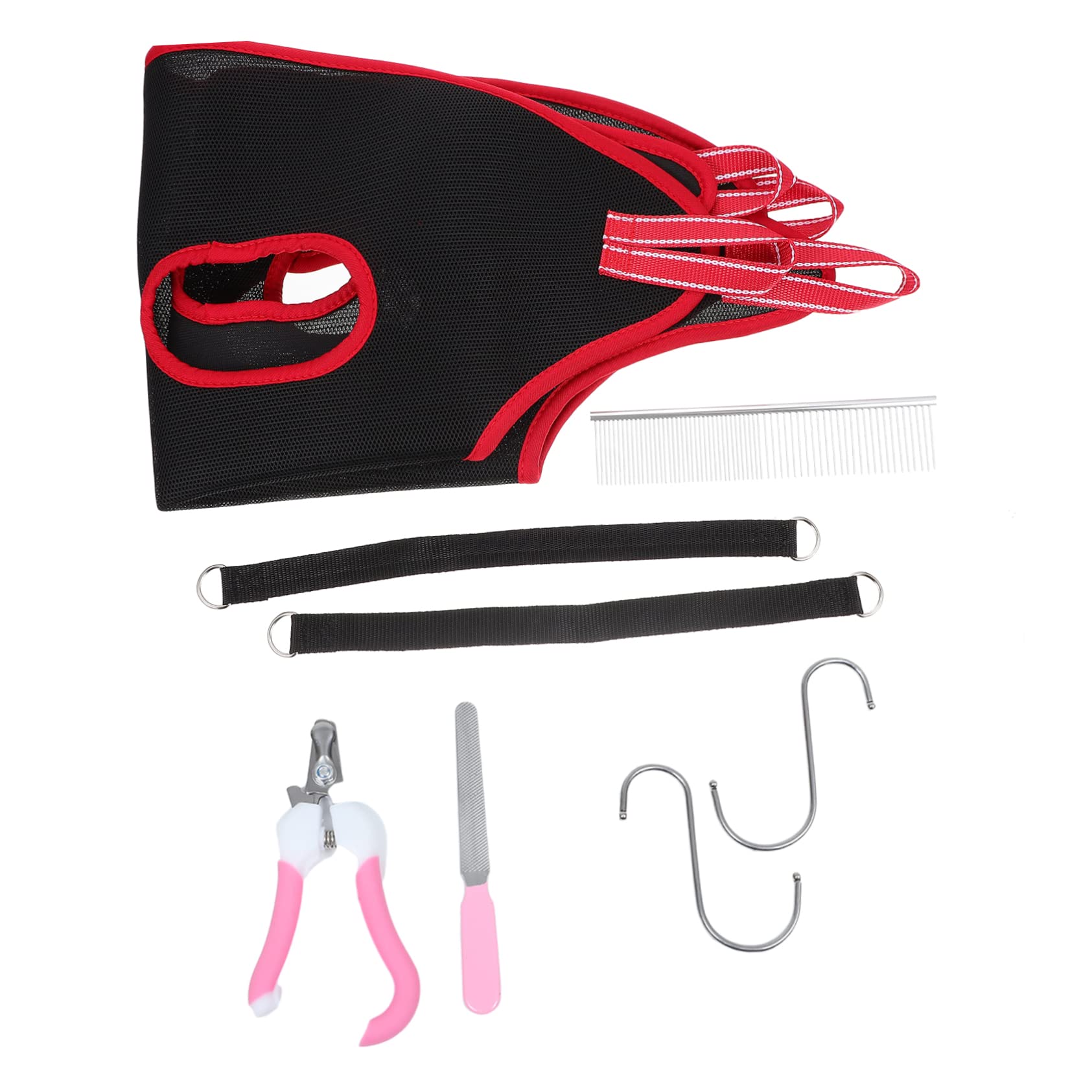 Sosoport 1 Set Pet Grooming Accessories Cat Dog Sling Hammock for Grooming Bag for Nail Trimming for Pets Random Color