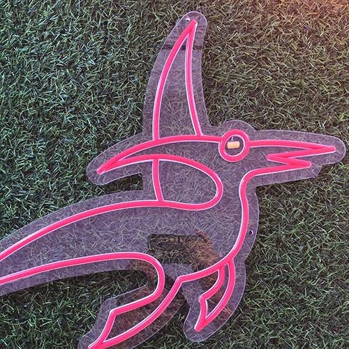 Miniatura 2 de PTERODACTYL DINO - Luz LED de neón USB para habitación de los niños, letrero decorativo de pared (tamaño 19.7 x 14.1 pulgadas), luz nocturna,