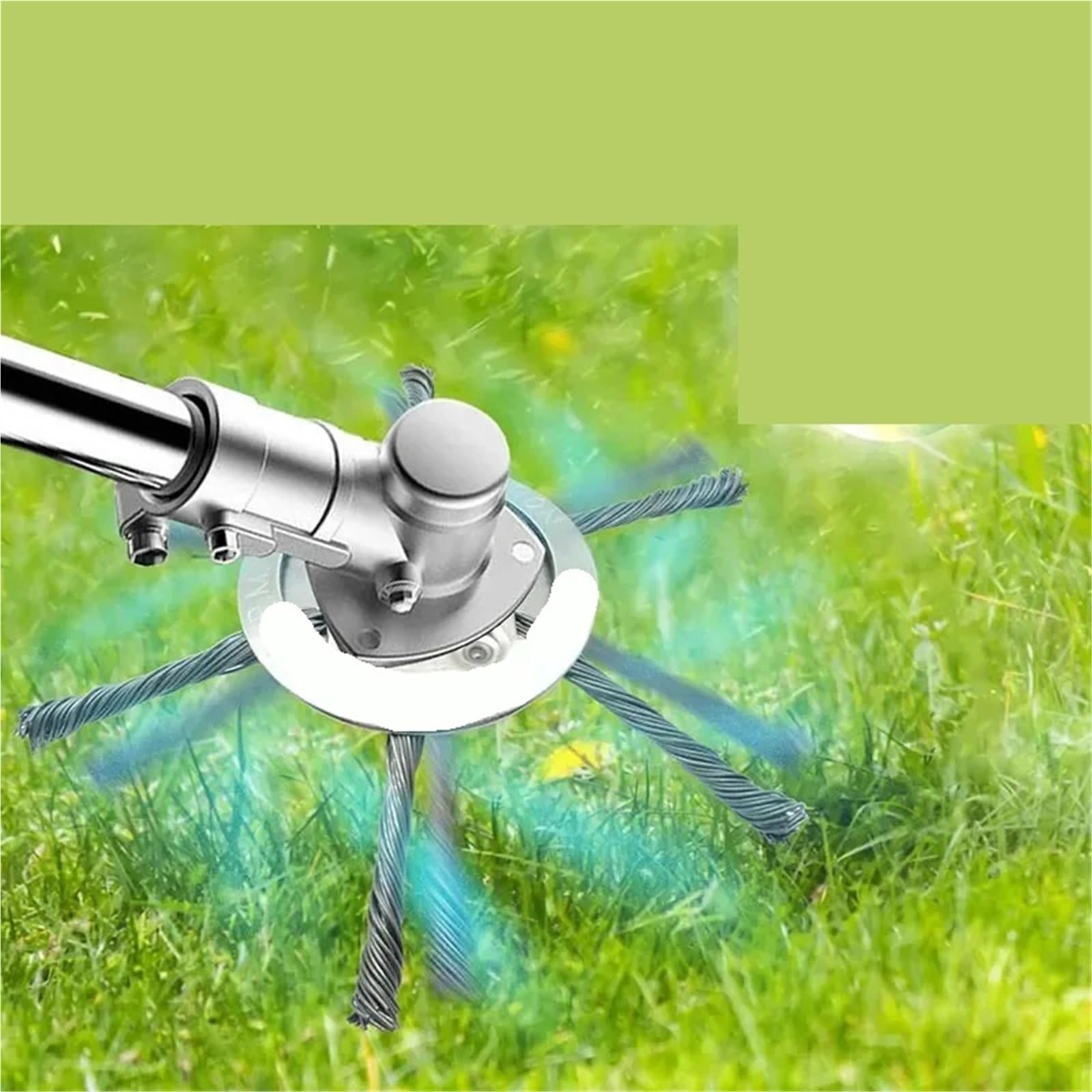 Compatibile con le testine for spazzole metalliche LUSQI | Set spazzole in filo d'acciaio for la rimozione della ruggine e del muschio dal decespugliatore a benzina(Beige)