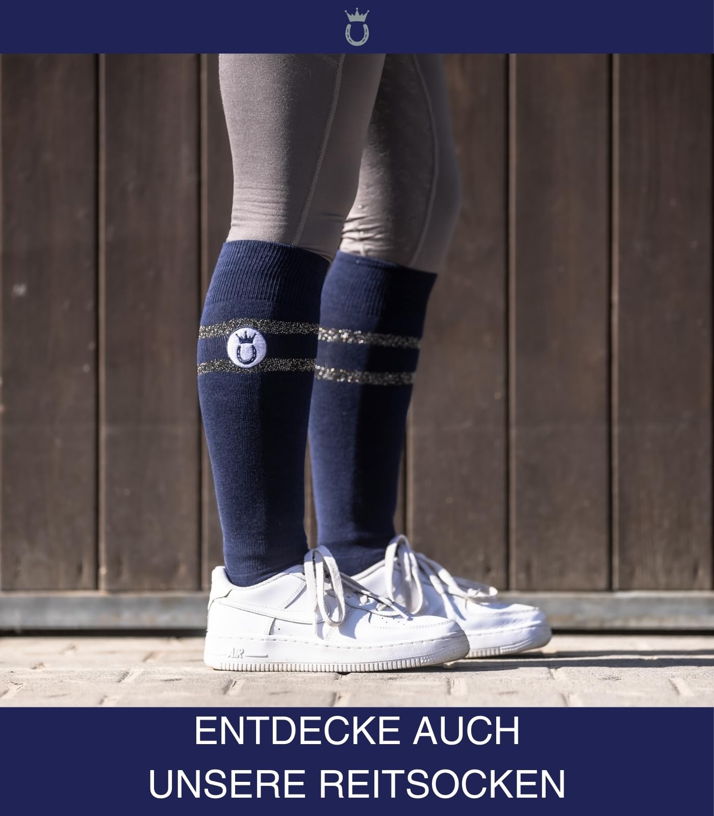 Royal Horsemen Winter Reitleggings Damen & Mädchen, NightclubNavy, M