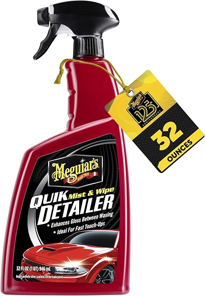 Meguiar's Quik Detailer: The Ultimate Mist & Wipe Solution for Quick Paint Care