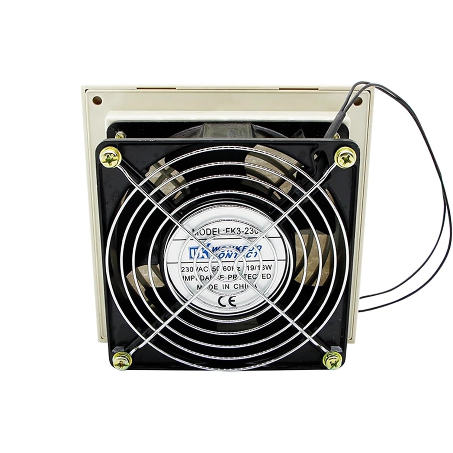 3322-230 Double Ball Bearing 120 mm Exhaust Ventilation Set for Electrical Cabinet Blower 220V-240V Industrial Cooler Filter Fan