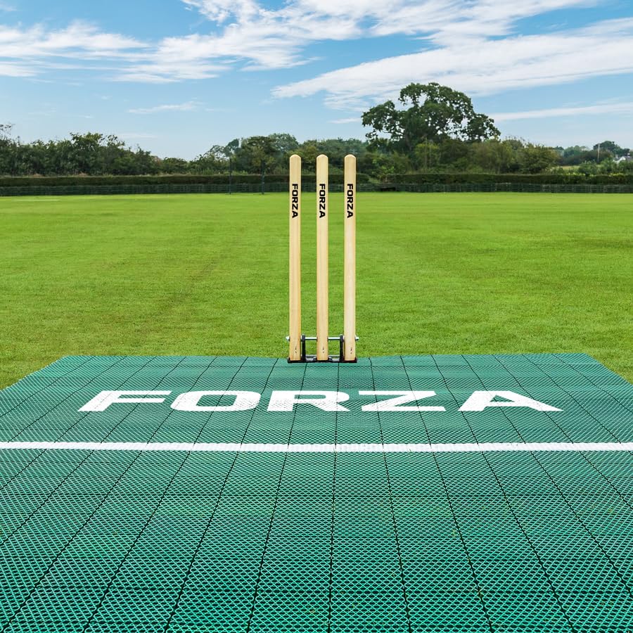 FORTRESS Instant Cricket Pitch Matting - 6X Lengths | Ideal for Backyard Practice & Matches | Easy Set Up - No Installation | Durable Indoor/Outdoor Roll Mat