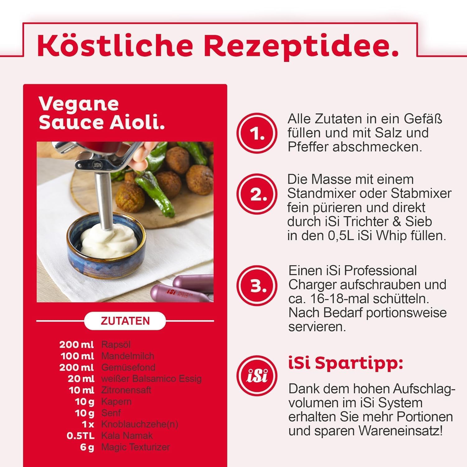 iSi - 3x Magic Texturizer Saucenbinder [200g] - leicht lösliches Bindemittel für ca. 10 Liter Suppen & Saucen - Verdickungsmittel vegan, geschmacksneutral & ohne Zusatzstoffe - Made in Austria
