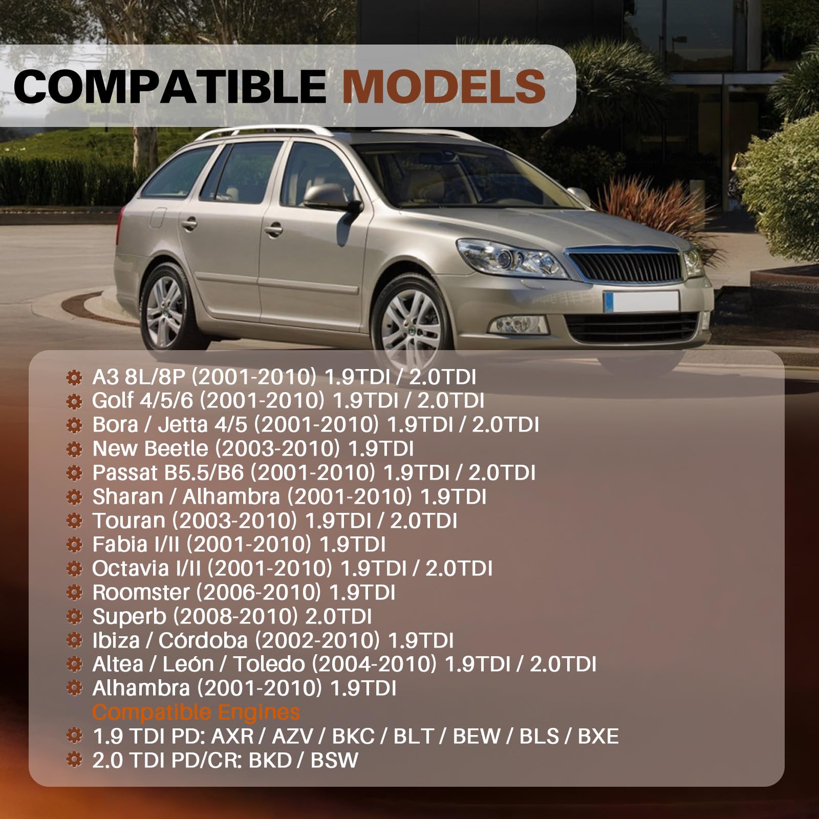 Drosselklappengehäuse Drosselklappe Regelklappe passend für Octavia Superb A3 Golf IV V Golf Plus Passat Polo Alhambra Altea Leon Toledo Fabia Diesel Teilenummer 038128063F 038128063G 038128063P