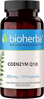 Q10 Kapseln 200 mg hochdosiert – 100 Stück mit Coenzym Q10 & Zink – BIOHERBA