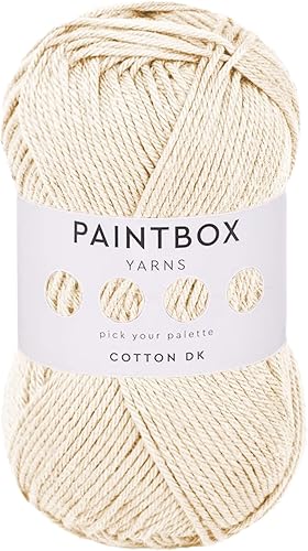 Miniatura 13 de Paintbox Yarns Hilo DK 100% Algodón 1.76oz (50g), 137 Yardas (125m) - Vino Tinto para Crochet, Tejer - Hilo Suave y Ligero de Doble Punto para Ropa