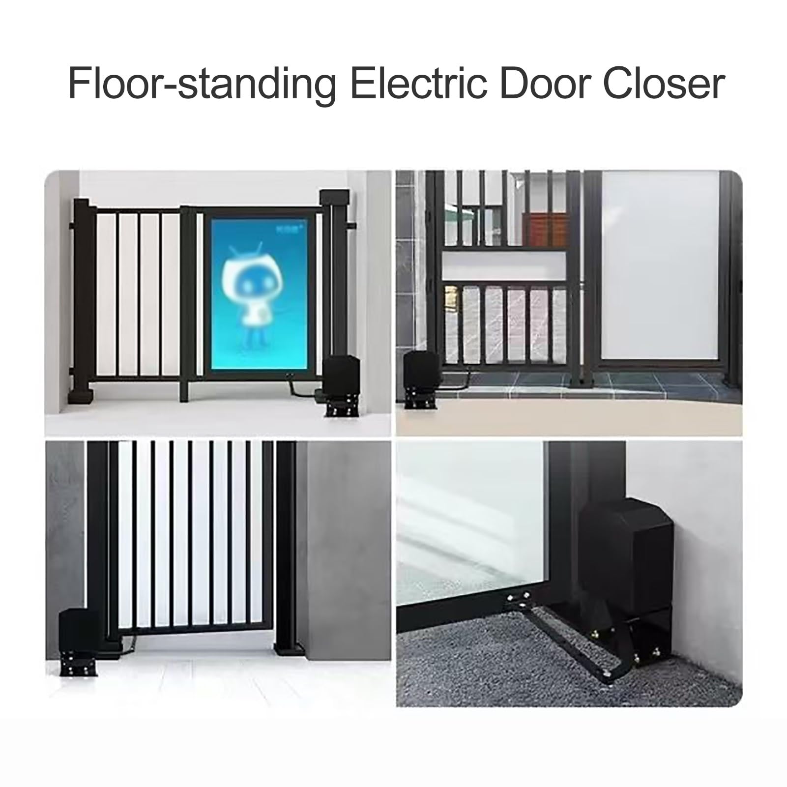 Électrique Groom Fermeture Porte Commercial, Ferme Porte Automatique, Montage Latéral