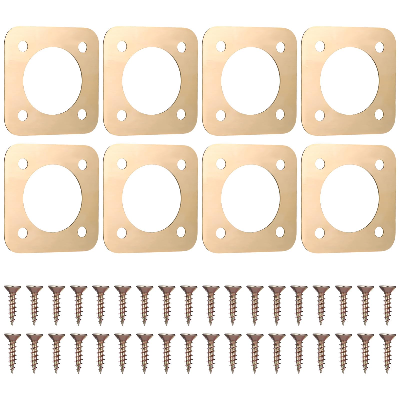 BELLIFFY Metal Birdhouse Hole Protectors 8 Pcs Birdhouse Metal House Protector for Outside