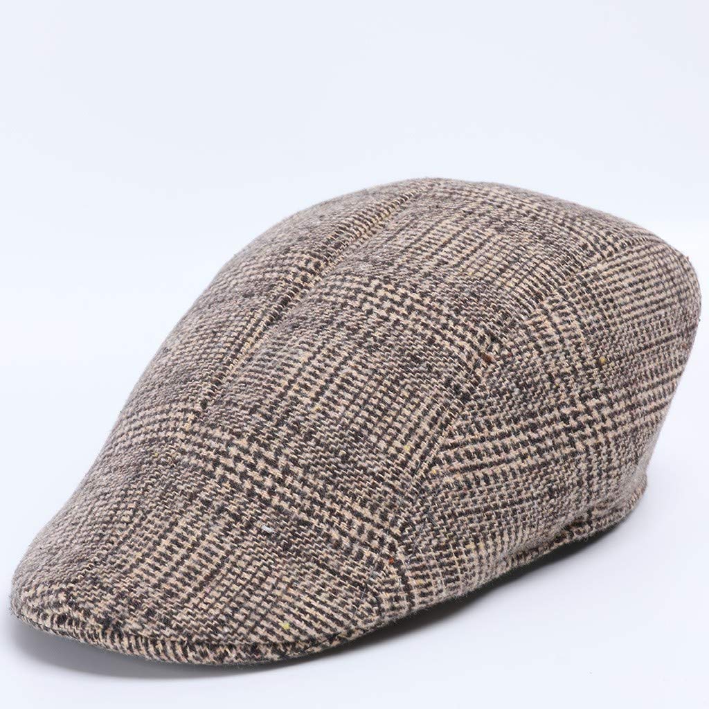 Zimowa Ciepła Czapka Komfortowe Czapki Zimowe Męskie Oddychające Damskie Houndstooth Retro Ciepły Beret Casual Czapki Z Daszkiem Czapki Dziecięce Chłopięce/a/One Size